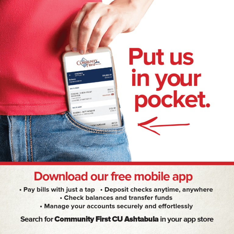 Put us in your pocket! Download our free mobile app